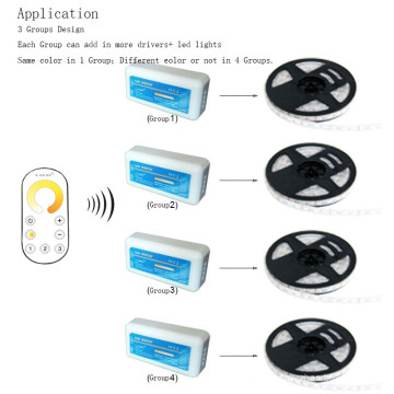 Sem fio 2.4g cct ajustável rf led dimmer switch